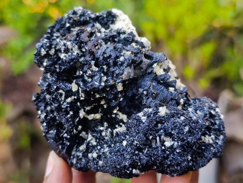 Natural Schorl Black Tourmaline Crystal Specimens x 6 From Erongo, Namibia - Toprock Gemstones and Minerals 