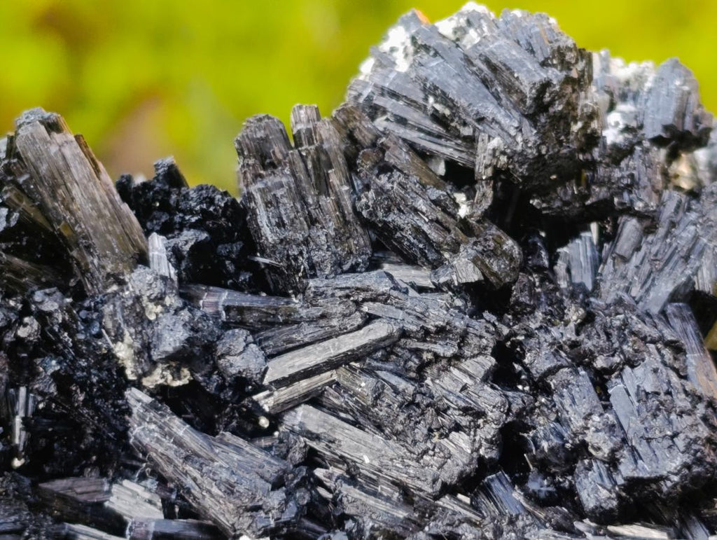Natural Schorl Black Tourmaline Crystal Specimens x 6 From Erongo, Namibia - Toprock Gemstones and Minerals 