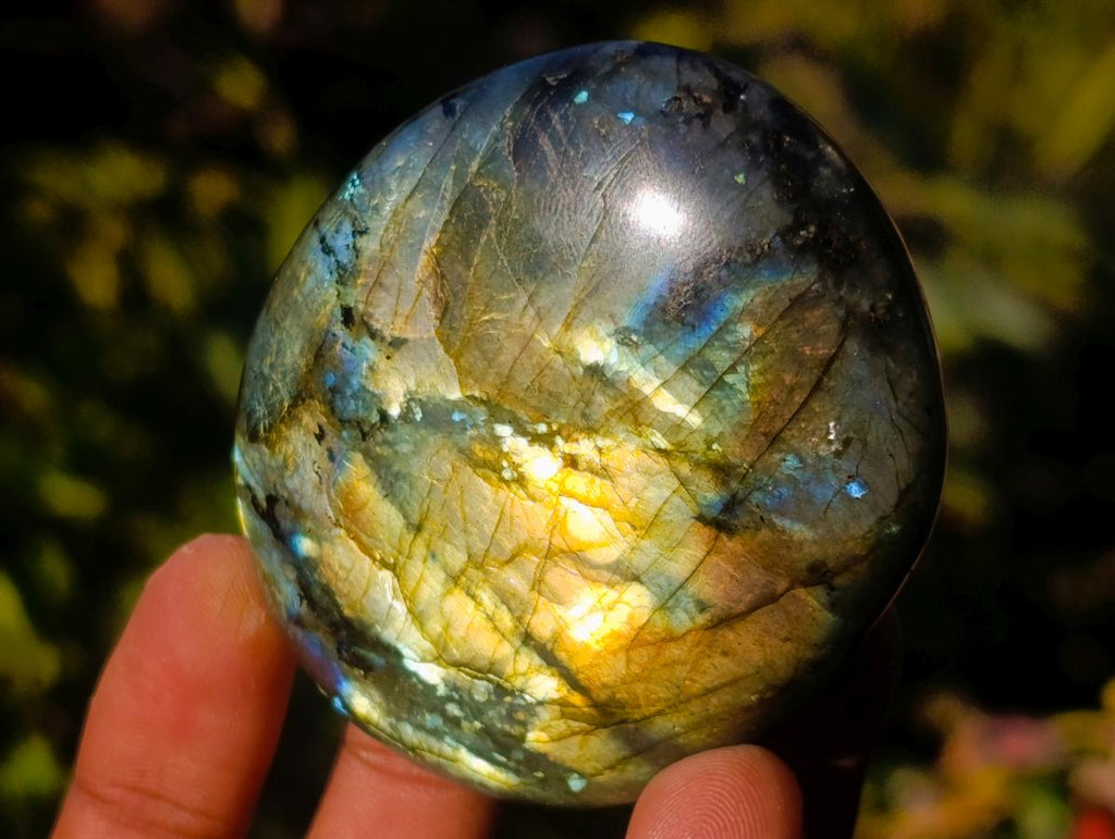 Polished Labradorite Palm Stones x 20 From Madagascar - Toprock Gemstones and Minerals 