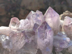 Natural Jacaranda Amethyst Clusters x 2 From Mumbwa, Zambia - Toprock Gemstones and Minerals 