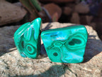 Polished Malacolla Free Forms x 12 From Kulukuluku, Congo - Toprock Gemstones and Minerals 