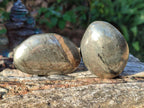 Polished Basalt Pharaoh Stone Galets x 12 From Iron Duke Mine, Zimbabwe - Toprock Gemstones and Minerals 