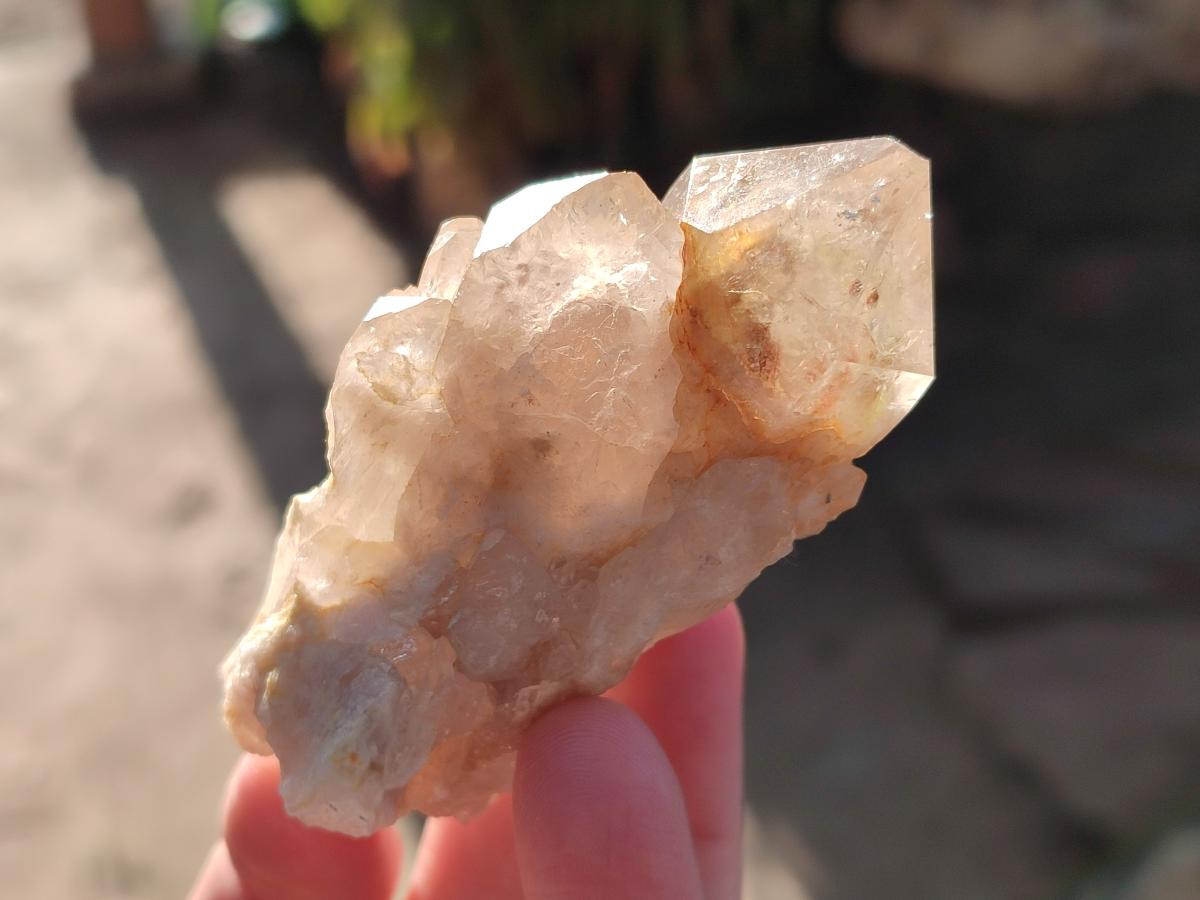Natural Cascading White Phantom Smokey Luena Quartz Crystals and Clusters x 12 From Luena, Congo