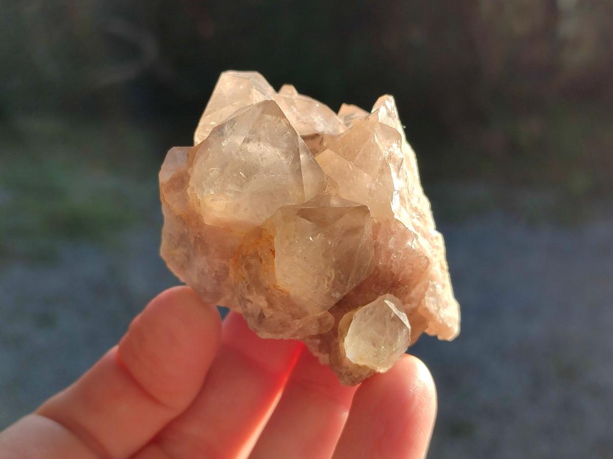 Natural Cascading White Phantom Smokey Luena Quartz Crystals and Clusters x 12 From Luena, Congo