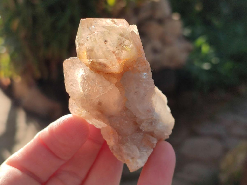 Natural Cascading White Phantom Smokey Luena Quartz Crystals and Clusters x 12 From Luena, Congo
