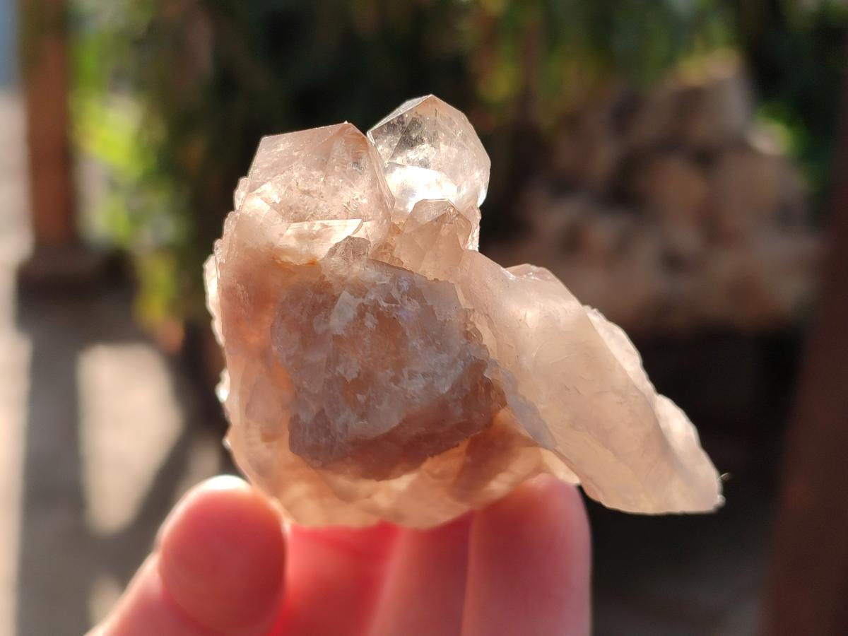 Natural Cascading White Phantom Smokey Luena Quartz Crystals and Clusters x 12 From Luena, Congo