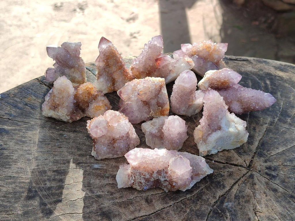 Natural Spirit Amethyst Crystals and Clusters x 12 From Boekenhouthoek, South Africa