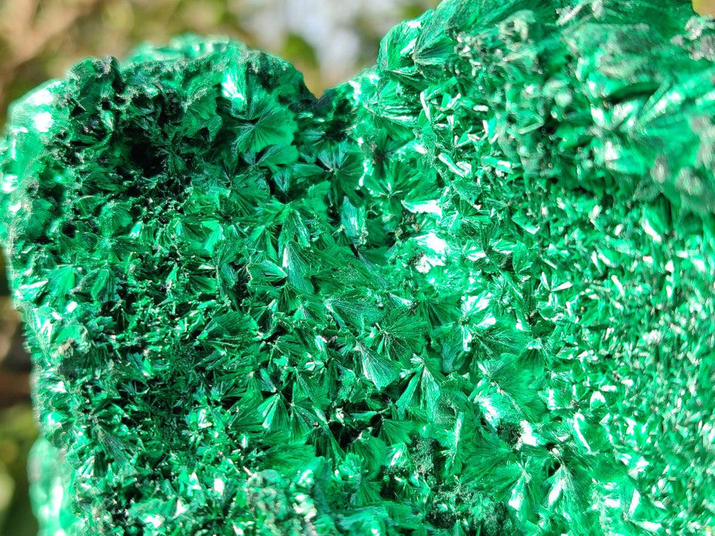 Natural Cabinet Silky Malachite Specimen x 1 From Kasompe, Congo - Toprock Gemstones and Minerals 