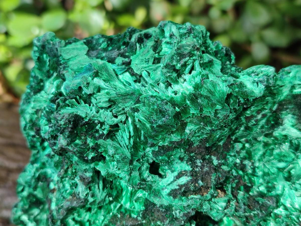 Natural Cabinet Silky Malachite Specimen x 1 From Kasompe, Congo - Toprock Gemstones and Minerals 