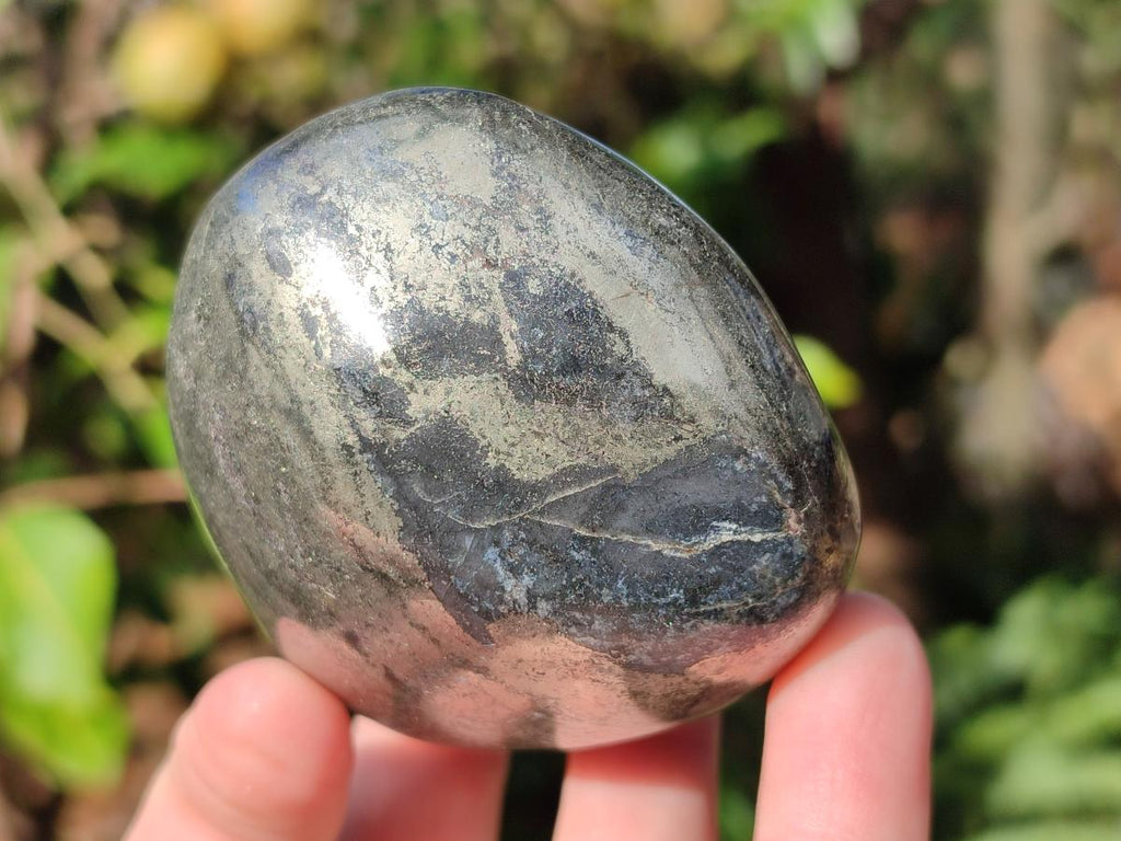 Polished XL Basalt Pharaoh Stone Free Forms x 3 From Iron Duke Mine, Zimbabwe