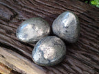 Polished XL Basalt Pharaoh Stone Free Forms x 3 From Iron Duke Mine, Zimbabwe