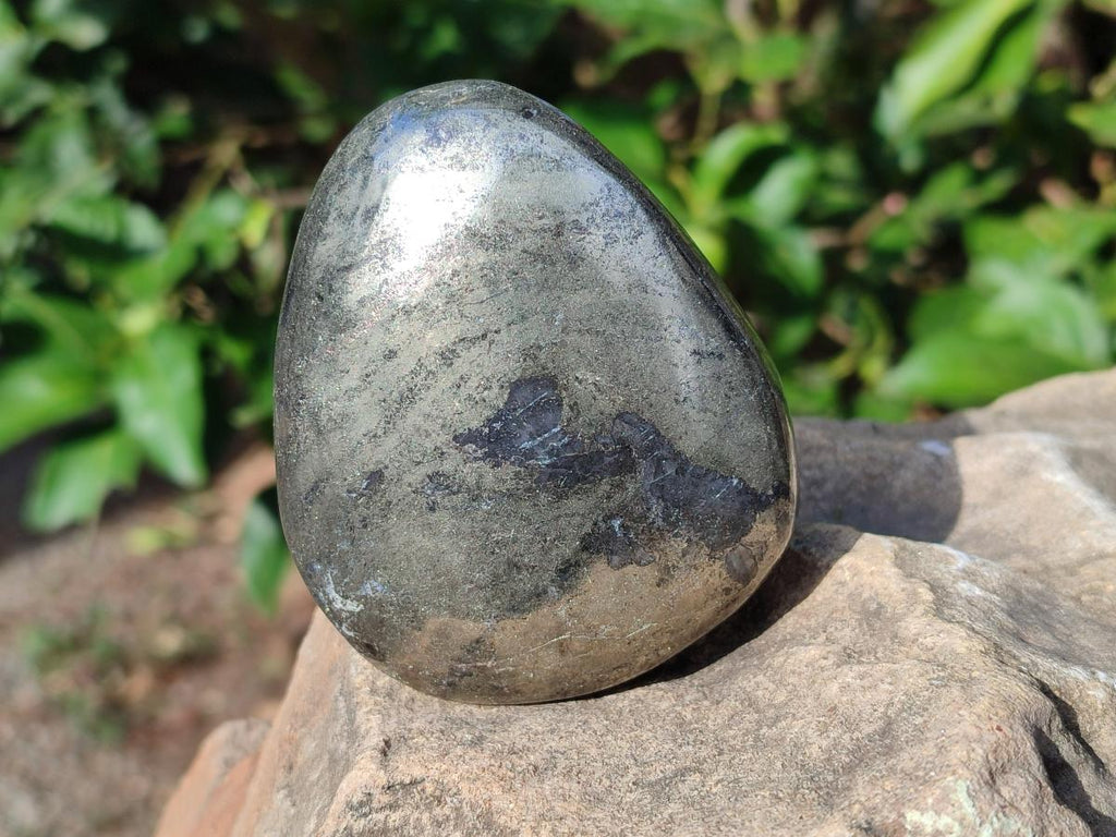 Polished XL Basalt Pharaoh Stone Free Forms x 3 From Iron Duke Mine, Zimbabwe