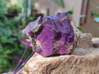 Natural Metallic Cobbed Purpurite Specimens x 6 From Erongo, Namibia