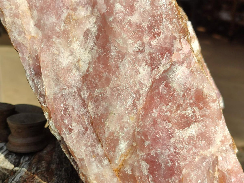 Natural XL Cobbed Rose Quartz Specimen x 1 From Northern Cape, South Africa - Toprock Gemstones and Minerals 