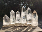 Polished Clear Quartz Display Crystals x 12 From Madagascar - Toprock Gemstones and Minerals 