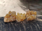 Natural Golden Limonite Quartz Crystal Cluster Plates x 70 From Solwezi, Zambia - Toprock Gemstones and Minerals 