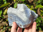 Natural Etched Blue Chalcedony Specimens x 3 From Nsanje, Malawi - Toprock Gemstones and Minerals 