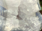 Natural Etched Blue Chalcedony Specimens x 3 From Nsanje, Malawi - Toprock Gemstones and Minerals 