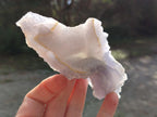 Natural Etched Blue Chalcedony Specimens x 3 From Nsanje, Malawi - Toprock Gemstones and Minerals 