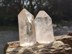 Polished Clear Quartz Display Crystals x 6 From Madagascar - Toprock Gemstones and Minerals 