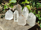 Polished Clear Quartz Display Crystals x 6 From Madagascar - Toprock Gemstones and Minerals 