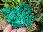 Natural Silky Malachite Specimens x 6 From Kasompe, Congo - Toprock Gemstones and Minerals 