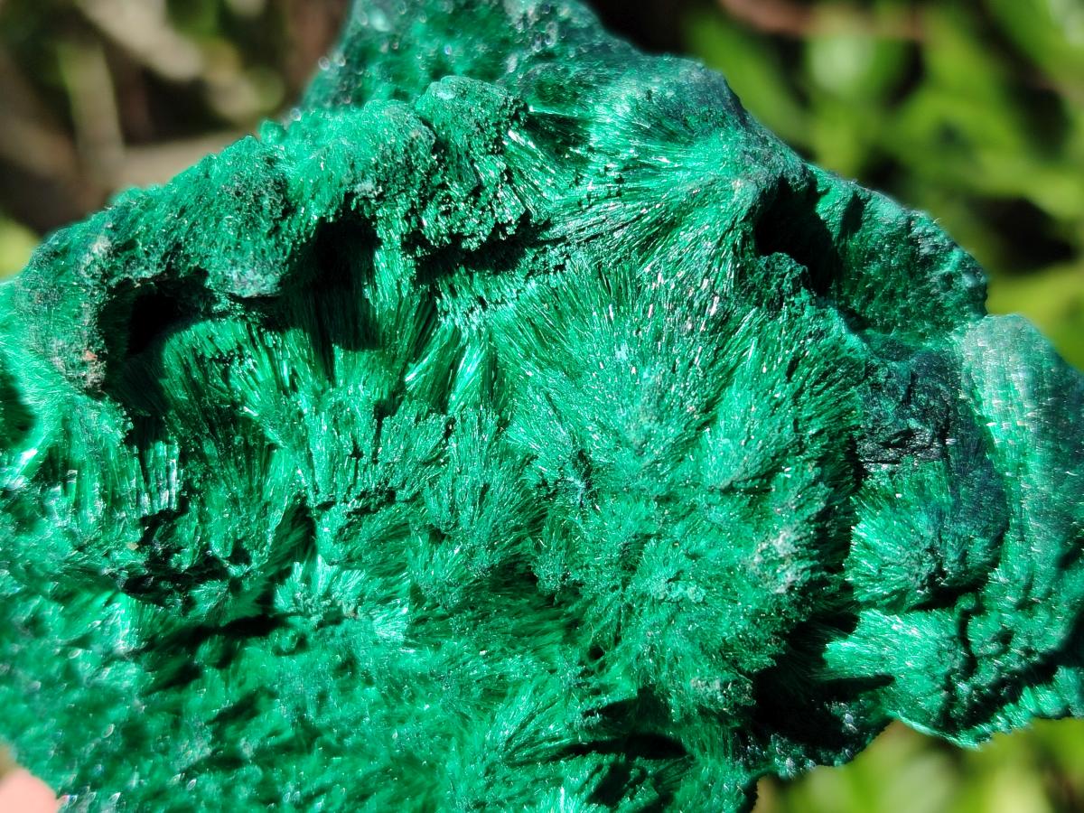 Natural Silky Malachite Specimens x 6 From Kasompe, Congo - Toprock Gemstones and Minerals 