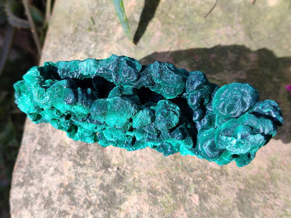 Natural Silky Malachite Specimens x 6 From Kasompe, Congo - Toprock Gemstones and Minerals 