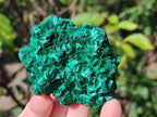Natural Silky Malachite Specimens x 6 From Kasompe, Congo - Toprock Gemstones and Minerals 