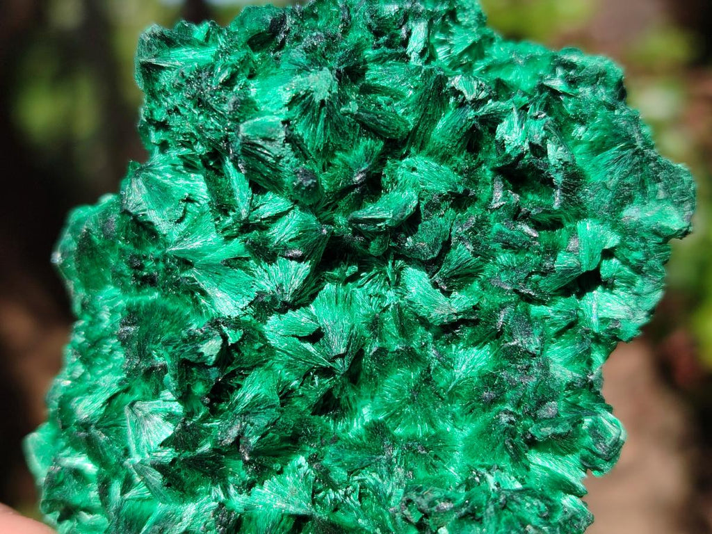 Natural Silky Malachite Specimens x 6 From Kasompe, Congo - Toprock Gemstones and Minerals 