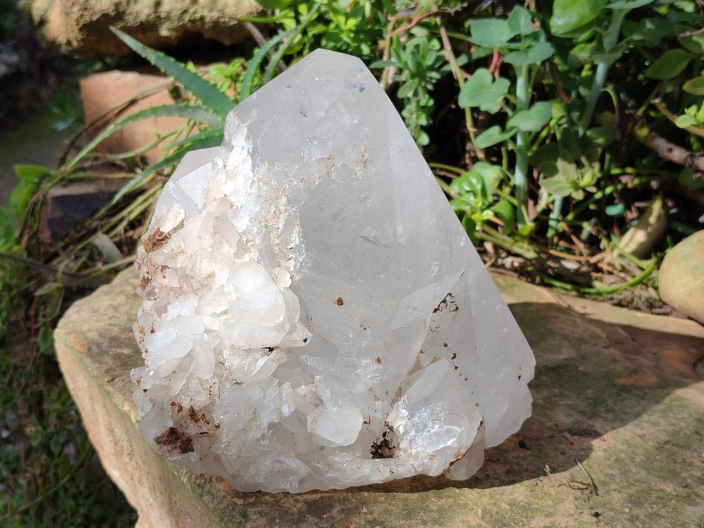 Natural XL Cascading Castle Quartz Crystal x From Madagascar - Toprock Gemstones and Minerals 
