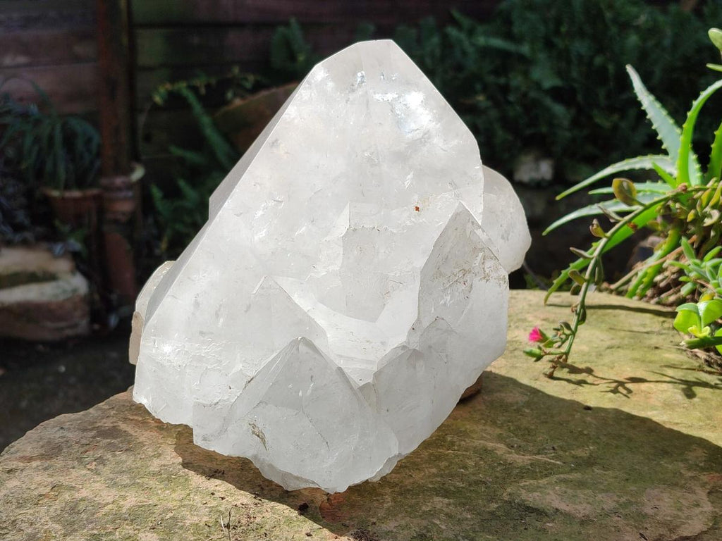 Natural XL Cascading Castle Quartz Crystal x From Madagascar - Toprock Gemstones and Minerals 