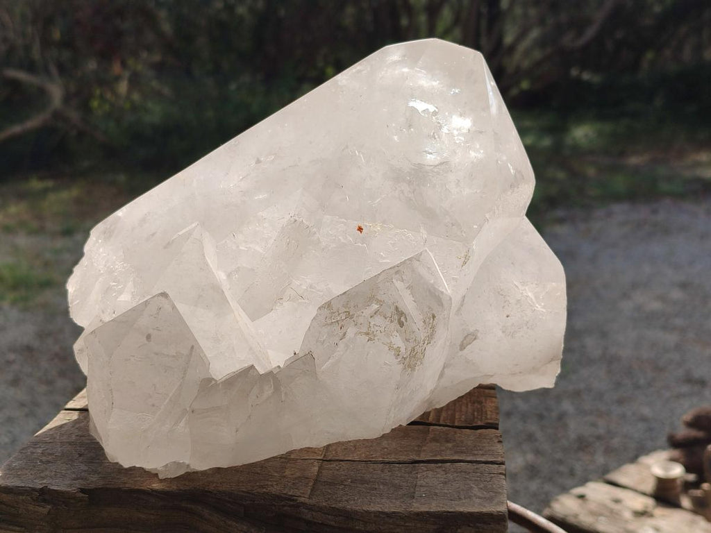 Natural XL Cascading Castle Quartz Crystal x From Madagascar - Toprock Gemstones and Minerals 
