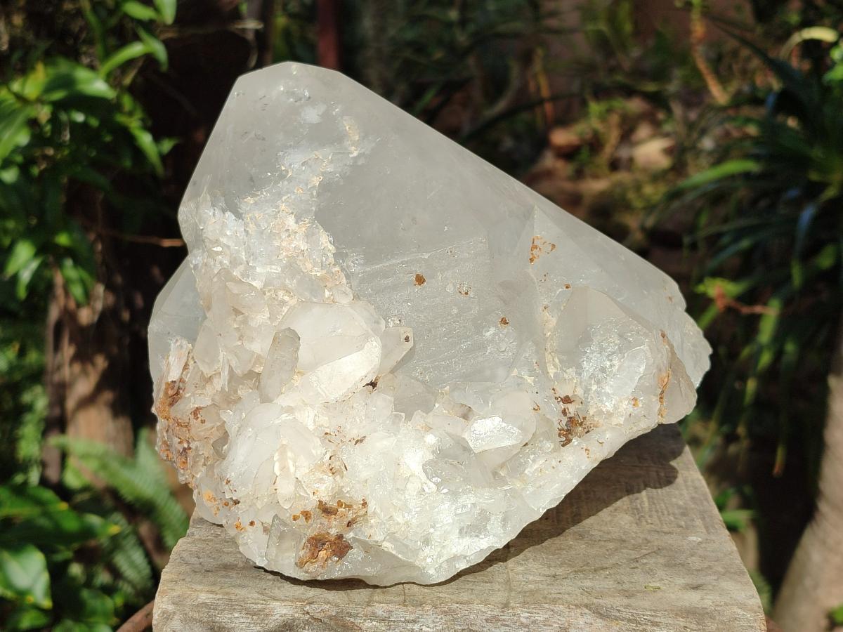 Natural XL Cascading Castle Quartz Crystal x From Madagascar - Toprock Gemstones and Minerals 