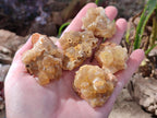 Natural Golden Limonite Quartz Clusters x 35 From Solwezi, Zambia - Toprock Gemstones and Minerals 