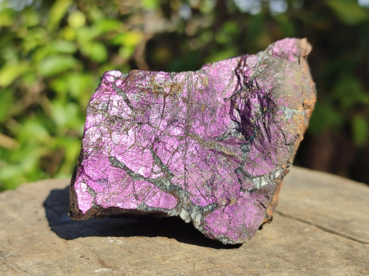 Natural Metallic Cobbed Purpurite Specimens x 6 From Erongo, Namibia - Toprock Gemstones and Minerals 