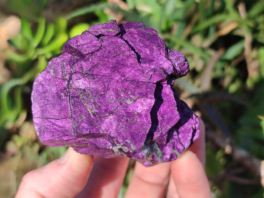Natural Metallic Cobbed Purpurite Specimens x 6 From Erongo, Namibia - Toprock Gemstones and Minerals 