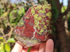 Polished Bastite Dragonsblood Stone Display Crystal Points x 3 From Tshipise, South Africa - Toprock Gemstones and Minerals 