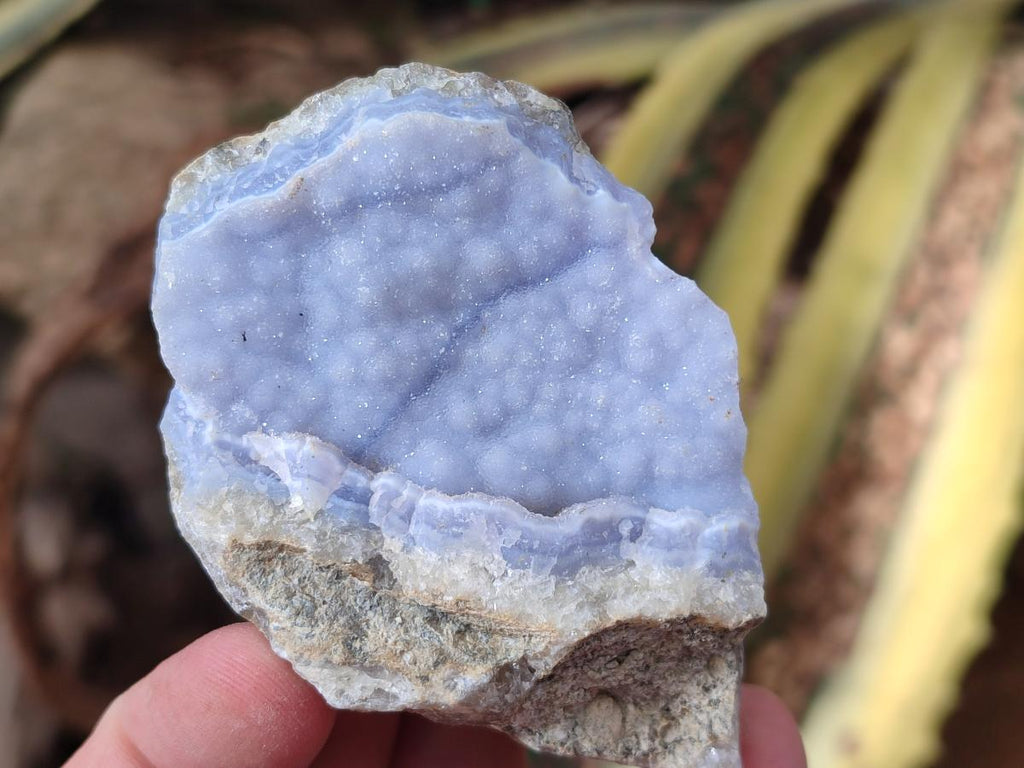 Polished Blue Lace Agate Geodes x 22 From Nsanje, Malawi - Toprock Gemstones and Minerals 