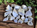 Polished Blue Lace Agate Geodes x 22 From Nsanje, Malawi - Toprock Gemstones and Minerals 