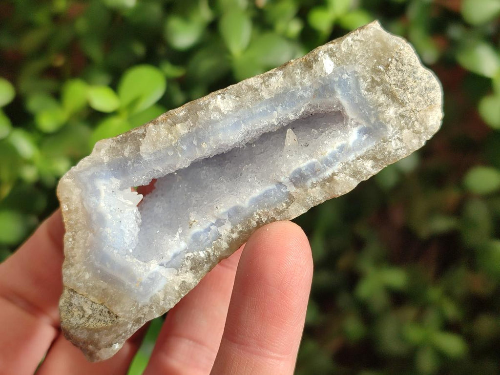Polished Blue Lace Agate Geodes x 22 From Nsanje, Malawi - Toprock Gemstones and Minerals 
