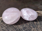 Polished Gemmy Rose Quartz Palm Stones x 24 From Madagascar - Toprock Gemstones and Minerals 
