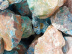 Natural Rough Cobbed Shattuckite Specimens x 2.79 kg Lot From Kaokoveld, Namibia - Toprock Gemstones and Minerals 
