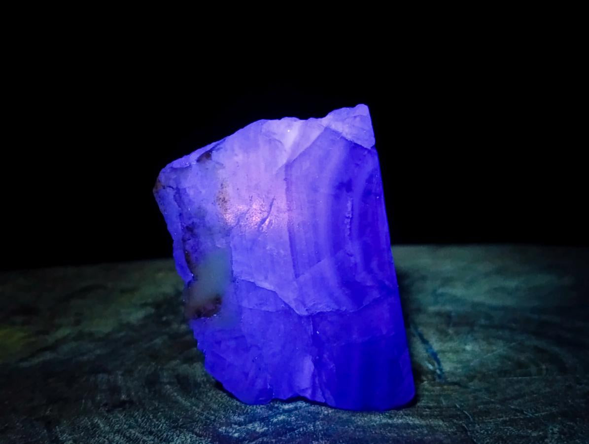 Polished One Side Watermelon Fluorite Specimens x 4 From Uis, Namibia - Toprock Gemstones and Minerals 