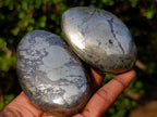 Polished Basalt Pharaoh Stone Galets x 6 From Iron Duke Mine, Zimbabwe - Toprock Gemstones and Minerals 