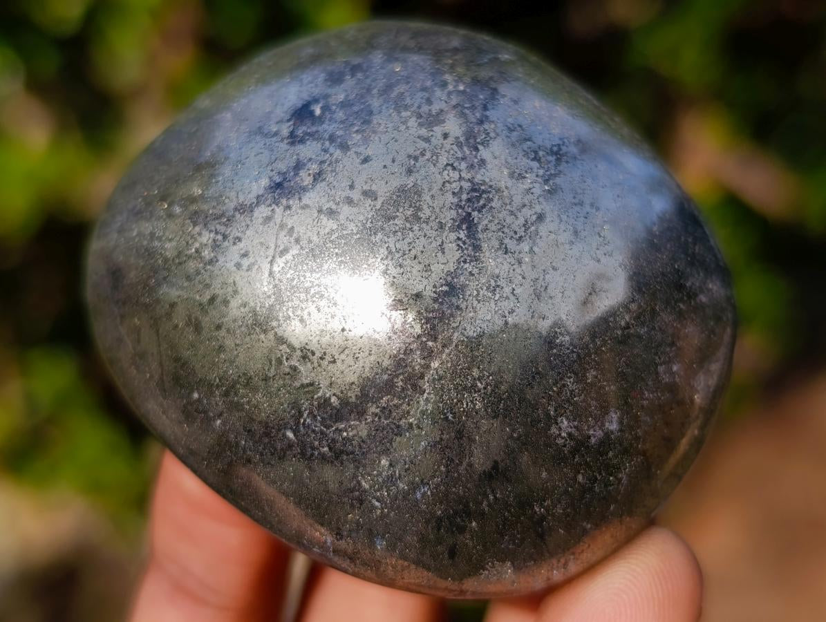 Polished Basalt Pharaoh Stone Galets x 6 From Iron Duke Mine, Zimbabwe - Toprock Gemstones and Minerals 