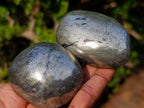 Polished Basalt Pharaoh Stone Galets x 6 From Iron Duke Mine, Zimbabwe - Toprock Gemstones and Minerals 