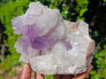 Natural Jacaranda Amethyst Crystal Clusters x 2 From Mumbwa, Zambia - Toprock Gemstones and Minerals 
