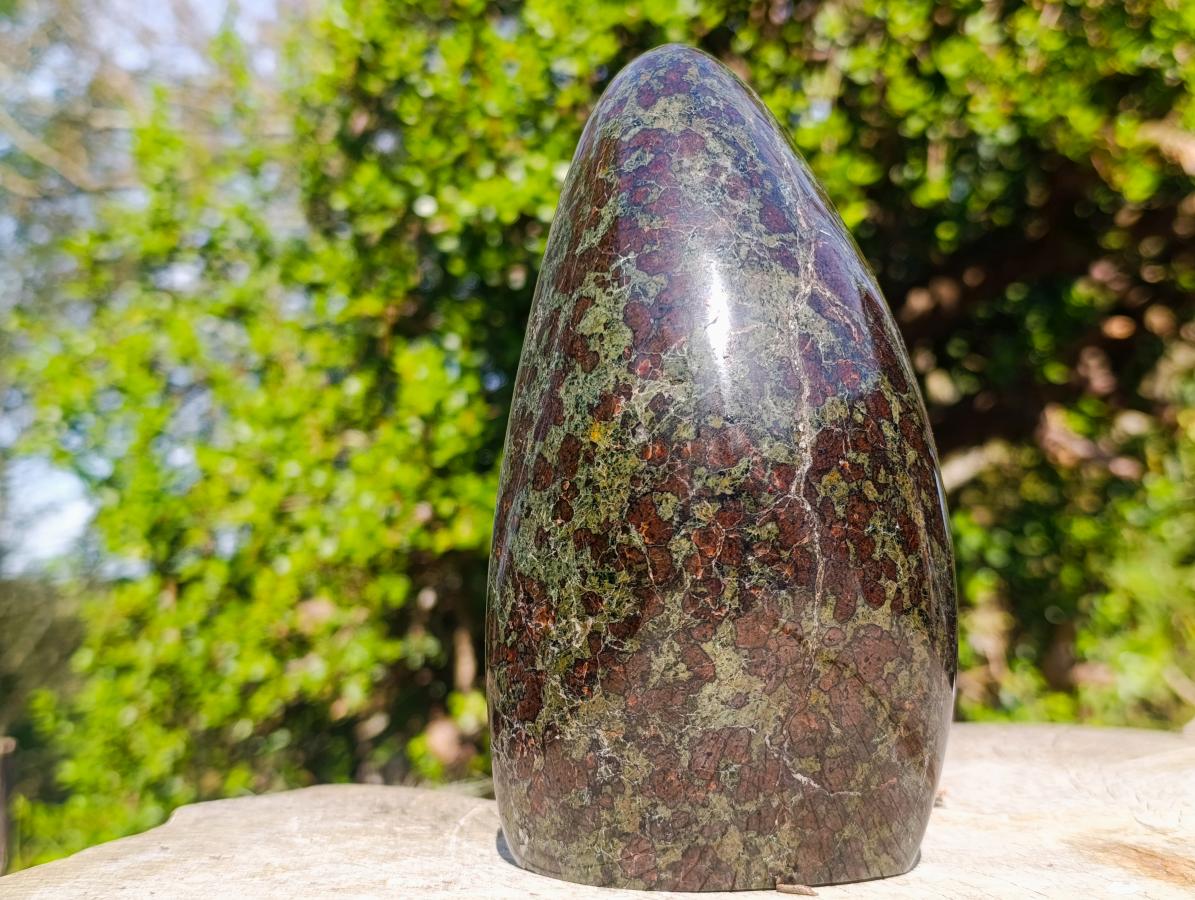 Polished Eclogite Standing Display Pieces x 1 From Northern Cape, South Africa - Toprock Gemstones and Minerals 