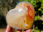 Polished Polychrome Jasper Hearts x 3 From NW Coast, Madagascar - Toprock Gemstones and Minerals 